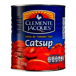 SALSA CATSUP CLEMENTE JACQUES 3 KG SALSA CATSUP CLEMENTE JACQUES 3 KG