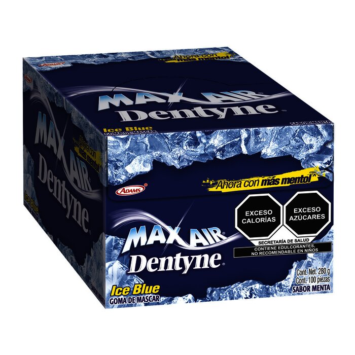 CHICLE MAX AIR ICE BLUE 2 PASTILL C/110 PIEZAS