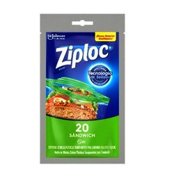 BOLSA ZIPLOC SANDWICH C/20 PIEZAS BOLSA ZIPLOC SANDWICH C/20 PIEZAS