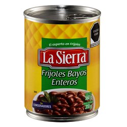 FRIJOL LA SIERRA ENTERO BAYO 560 GR FRIJOL LA SIERRA ENTERO BAYO 560 GR