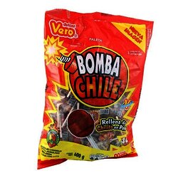 PALETA BOMBA DE CHILE VERO C/40 PZ