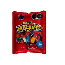 PALETA MAGUITO BOLSA DE 297.5 GR C/35 PIEZAS
