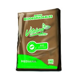 BOLSA CAMISETA VITABAG BODEGRADABLE MEDIANA 1 KG BOLSA CAMISETA VITABAG BODEGRADABLE MEDIANA 1 KG