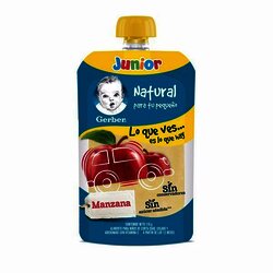 GERBER ETAPA JUNIOR 95 GR MANZANA GERBER ETAPA JUNIOR 95 GR MANZANA