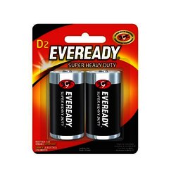 PILAS EVEREADY D BLISTER CON 2 PIEZAS