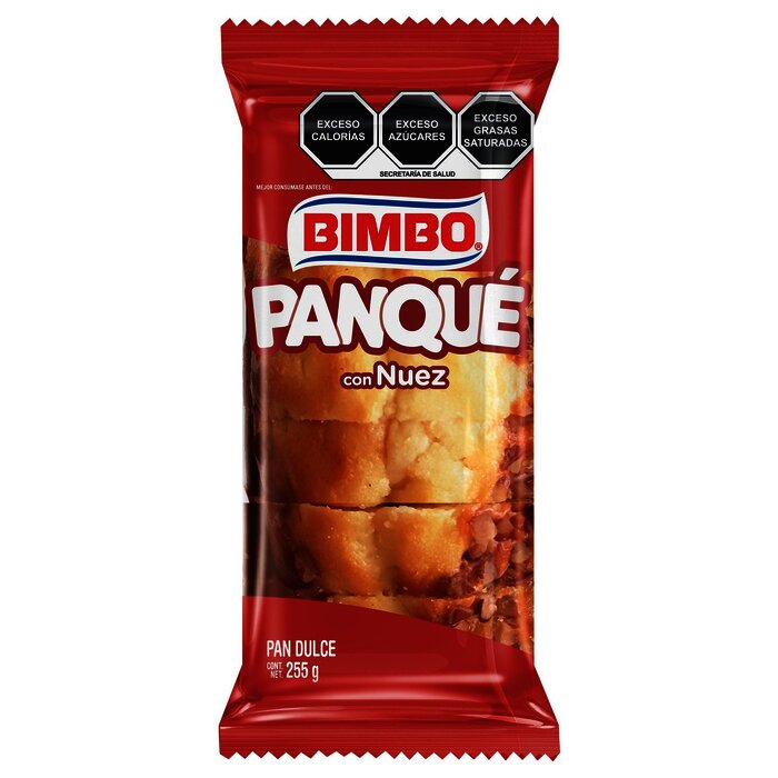 PANQUE NUEZ BIMBO 255 GR