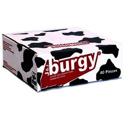 CARNE PARA HAMBURGUESA BURGY CAJA CON 40 PZ CARNE PARA HAMBURGUESA BURGY CAJA CON 40 PZ