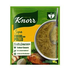 PASTA KNORR 95 GR FIDEO POLLO