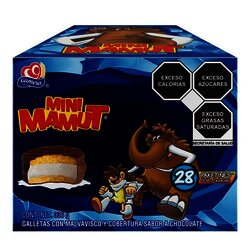 GALLETA MINI MAMUT 336 GR EXH 28 PIEZAS GALLETA MINI MAMUT 336 GR EXH 28 PIEZAS