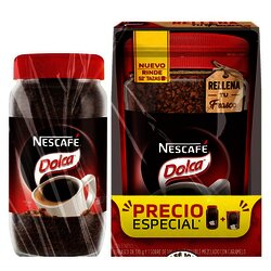 PAQ ESPECIAL CAFE DOLCA 170 GR + 105 GR PAQ ESPECIAL CAFE DOLCA 170 GR + 105 GR