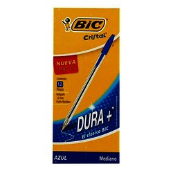 PLUMAS BIC AZUL CON 12 PIEZAS PLUMAS BIC AZUL CON 12 PIEZAS