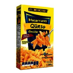 PASTA MACARRON CON QUESO MODERNA 200 GR