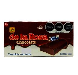 CHOCOLATE DE LA ROSA ESTILO SUIZO C/16 PZ
