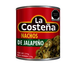 CHILE JALAPEÑO NACHOS LA COSTEÑA 2.9 KG CHILE JALAPEÑO NACHOS LA COSTEÑA 2.9 KG