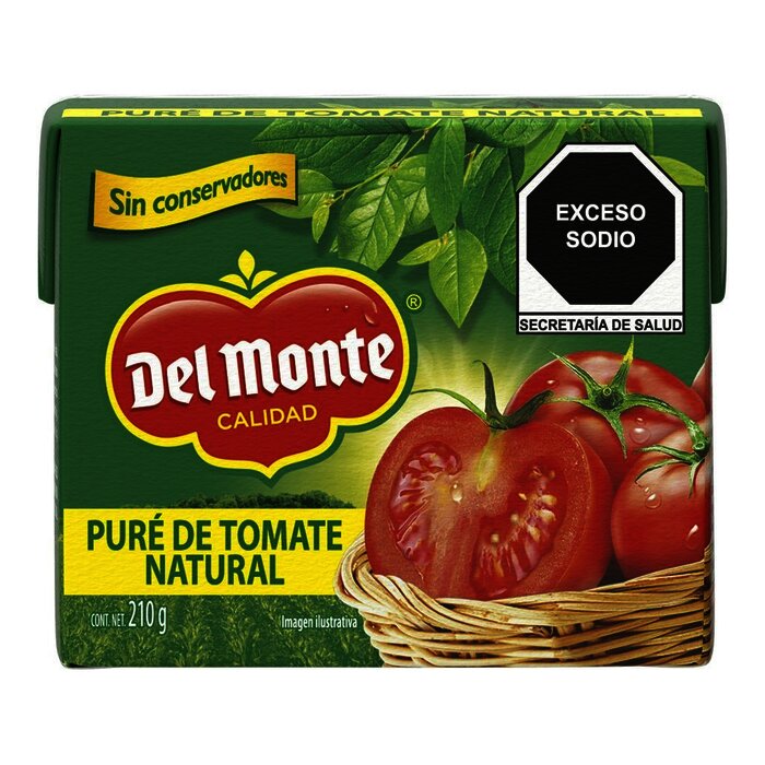 PURE TOMATE DEL MONTE 210 ML