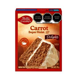 HARINA PASTEL BETTY CROCKER 375 GR ZANAHORIA HARINA PASTEL BETTY CROCKER 375 GR ZANAHORIA