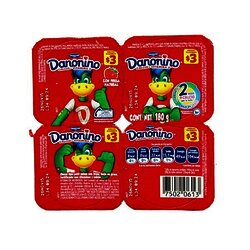 YOGHURT DANONINO 4 PZ DE 42 GR FRESA