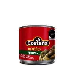 CHILE JALAPEÑO LA COSTEÑA 380 GR CHILE JALAPEÑO LA COSTEÑA 380 GR