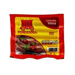 SALCHICHA VIENA PONDEROSA 420 GR (10 PZ) SALCHICHA VIENA PONDEROSA 420 GR (10 PZ)