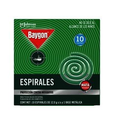ESPIRAL BAYGON PAQ CON 10 ESPIRALES ESPIRAL BAYGON PAQ CON 10 ESPIRALES