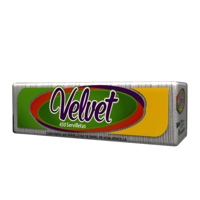 SERVILLETA VELVET 450 HOJAS