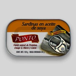 SARDINA PONTO ACEITE 120 GR