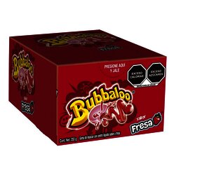 CHICLE BUBBALOO C/47 PIEZAS FRESA CHICLE BUBBALOO C/47 PIEZAS FRESA
