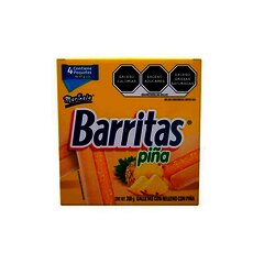 GALLETAS BARRITAS PIÑA MARINELA 4 P 268 GR