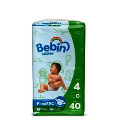 PAÑAL BEBIN GRANDE 40 PIEZAS