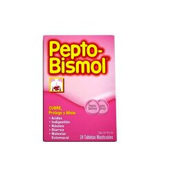 PEPTO BISMOL TABLETA 6X4