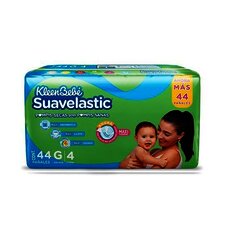 PAÑAL KB SUAVELASTIC GRANDE 44 PIEZAS