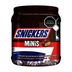 CHOCOLATE SNICKERS MINI C/52 PIEZAS