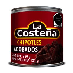 CHILE CHIPOTLE LA COSTEÑA 220 GR CHILE CHIPOTLE LA COSTEÑA 220 GR