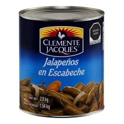 CHILE JALAPEÑO ENTERO CLEMENTE JACQUES 2.8 KG CHILE JALAPEÑO ENTERO CLEMENTE JACQUES 2.8 KG
