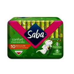 TOALLA FEMENINA SABA CONFOR MZLLA CON ALAS 10 PZ TOALLA FEMENINA SABA CONFOR MZLLA CON ALAS 10 PZ