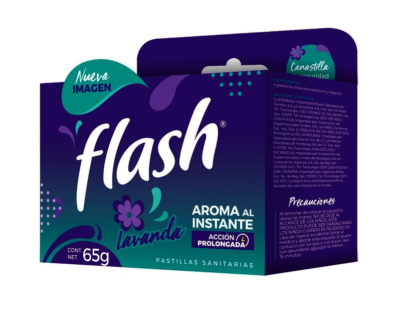 PASTILLA SANITARIA FLASH 65 GR LAVANDA