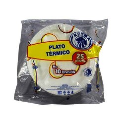 PLATO CON DIVISION #10 REYMA C/25 PIEZAS PLATO CON DIVISION #10 REYMA C/25 PIEZAS