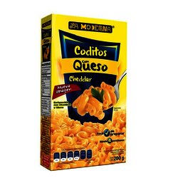 PASTA CODO CON QUESO MODERNA 200 GR