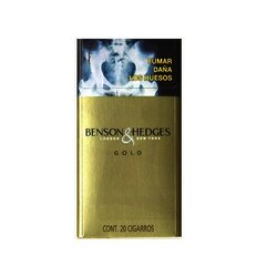 CIGARRO BENSON & HEDGES GOLD 100 C/20 PAQ CON 10 CAJETILLAS