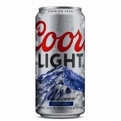 CERVEZA COORS LIGHT LATA 355 ML