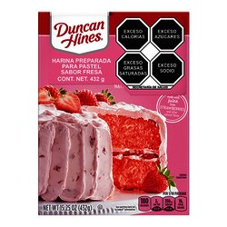 HARINA PASTEL DUNCAN 432 GR STRAWBERRY SUPREME HARINA PASTEL DUNCAN 432 GR STRAWBERRY SUPREME