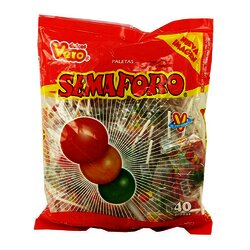 PALETA SEMAFORO VERO CON 40 PIEZAS