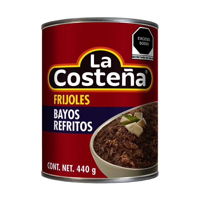 FRIJOL LA COSTEÑA REFRITO BAYO 440 GR