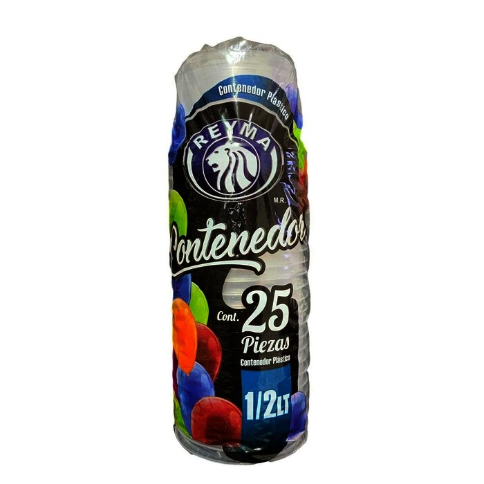 TAZON REYMA CALDO 1/2 LITRO C/25 PIEZAS