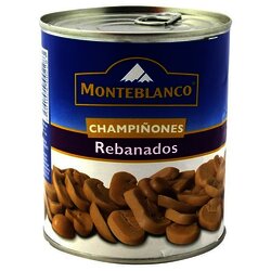 CHAMPIÑON REBANADO MONTEBLANCO 800 GR CHAMPIÑON REBANADO MONTEBLANCO 800 GR