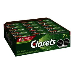 CHICLE CLORETS 2 PASTILLAS PAQ C/60 PIEZAS CHICLE CLORETS 2 PASTILLAS PAQ C/60 PIEZAS