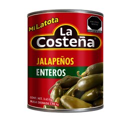 CHILE JALAPEÑO ENTERO LA COSTEÑA 3.65 KG CHILE JALAPEÑO ENTERO LA COSTEÑA 3.65 KG