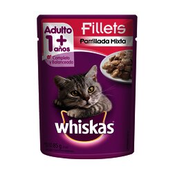 WHISKAS POUCH 85 GR PARRILLADA MIXTA