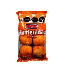 MANTECADAS BIMBO VAINILLA 188 GR C/6 PIEZAS MANTECADAS BIMBO VAINILLA 188 GR C/6 PIEZAS
