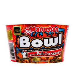 SOPA BOWL MARUCHAN 94 GR POLLO CON HABANERO